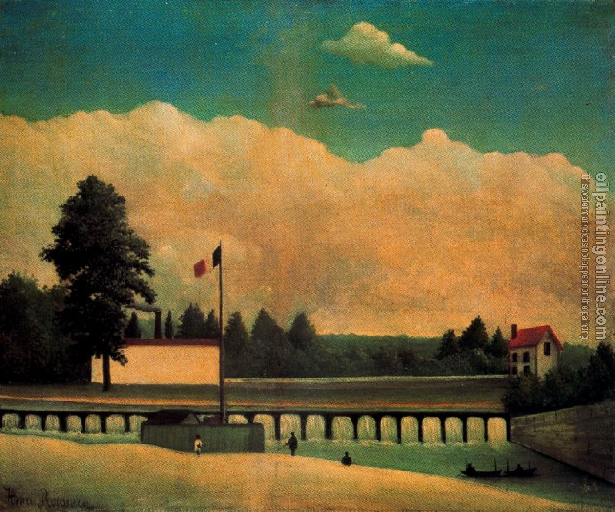 Henri Rousseau - The Dam